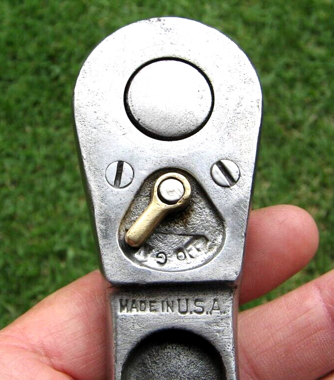 1945 Rare «Snap On No.7 1N Ratchet 1/2” Drive» MADE IN USA! ISSUE «G» GOVERNMENT