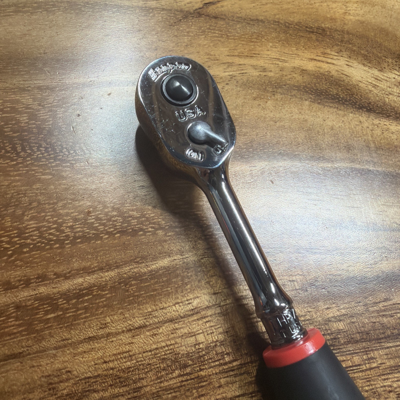 New Snap On THR72 1/4″ QUICK-RELEASE CLASSIC RED Soft Handle Ratchet