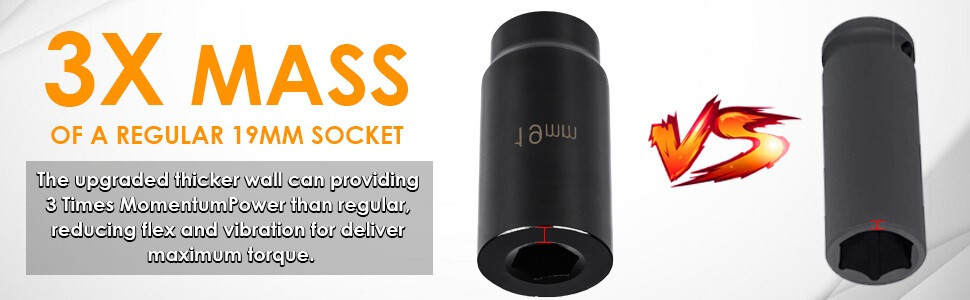 Harmonic Balancer Socket Tool 17mm 19mm 22mm 24mm for Honda Toyota Ford GM LS