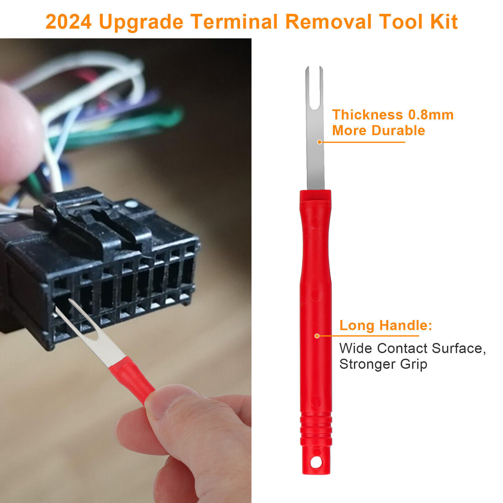 21 Pcs Terminal Removal Tool Kit Terminal Ejector Kit for Electrical Pin Removal