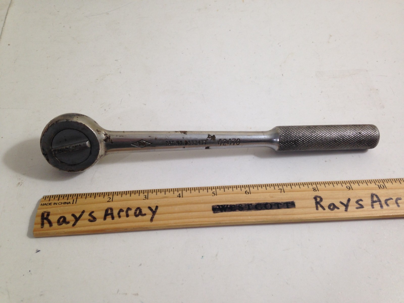 SK Tools 42470 1/2″ Drive 10.25″ Reversible 48 Tooth Ratchet Made USA