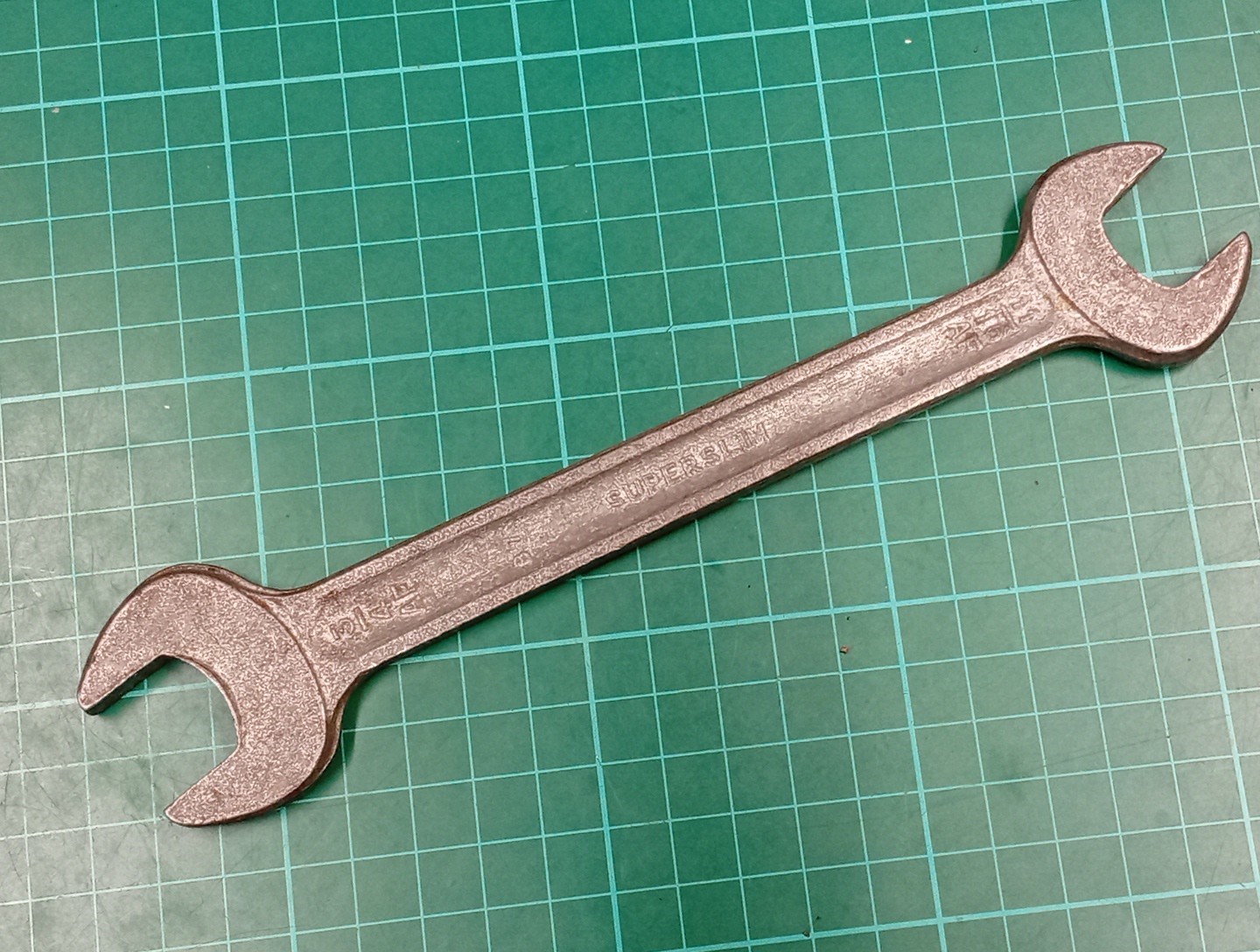 Vintage SUPERSLIM 11/16″ x 3/4″ AF, Open Ended Spanner, Made In England