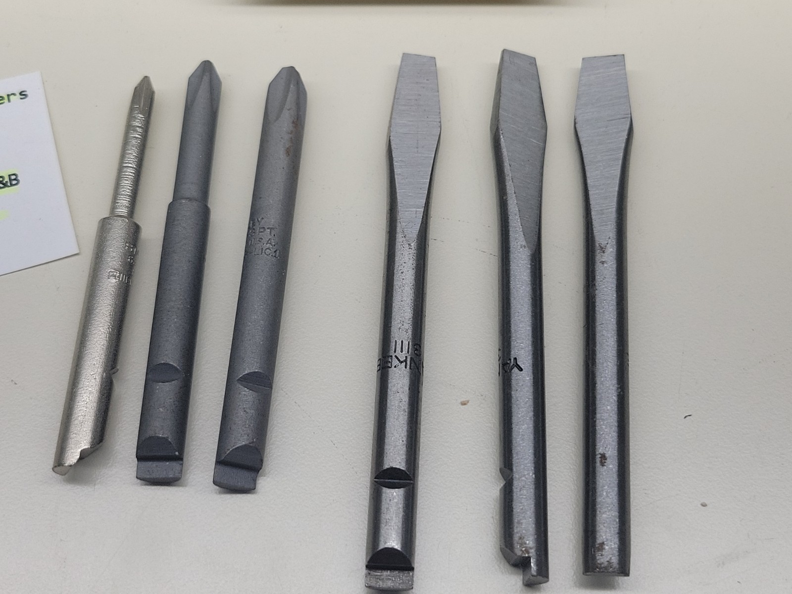 Stanley Phillips & Flat Tip 31 131 68-131 62A Set Fits Millers Falls NOS USA