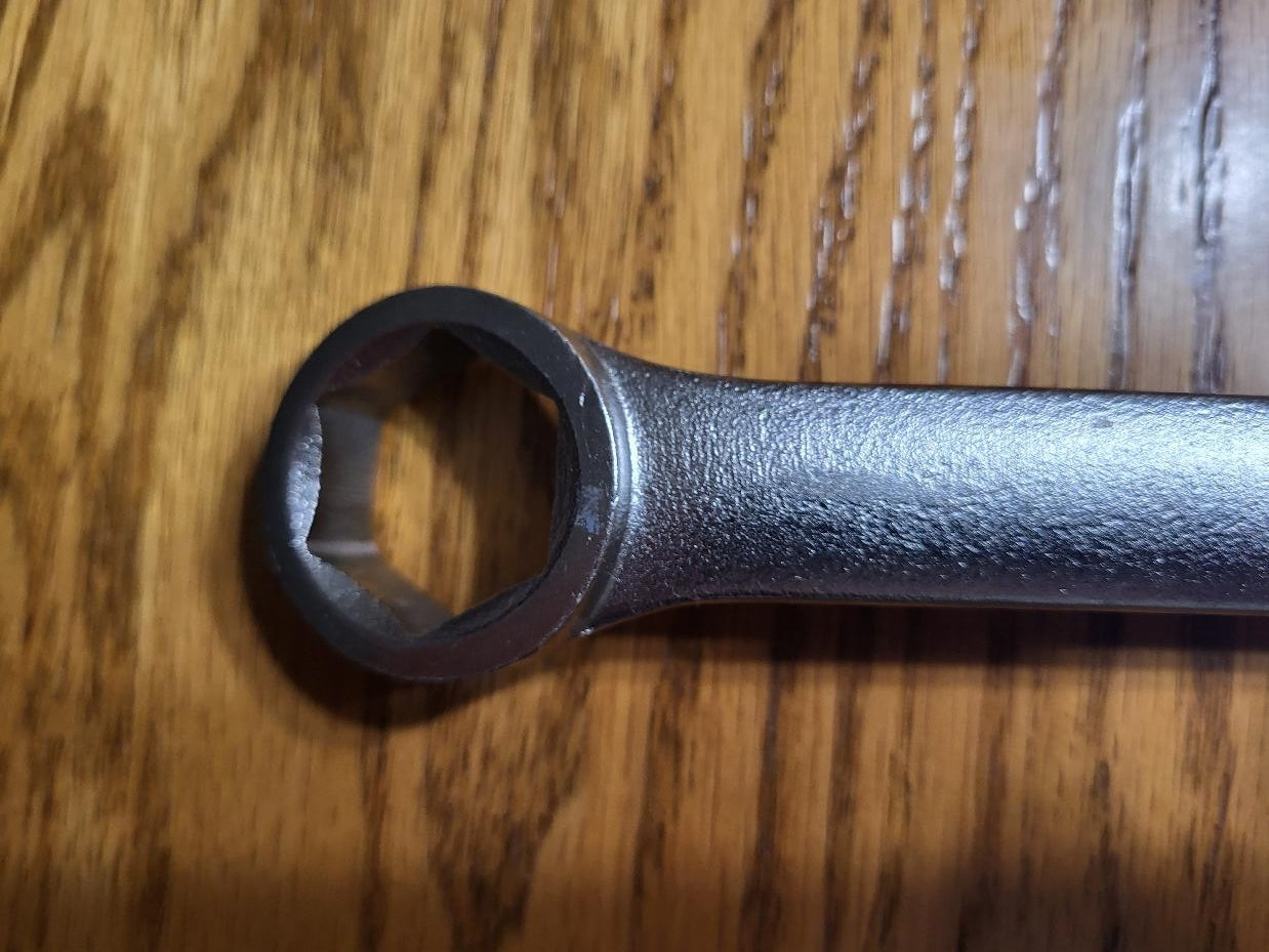Sears Craftsman Tools USA NOS Very Rare SAE 1 Inch 6pt Combination Wrench 44393