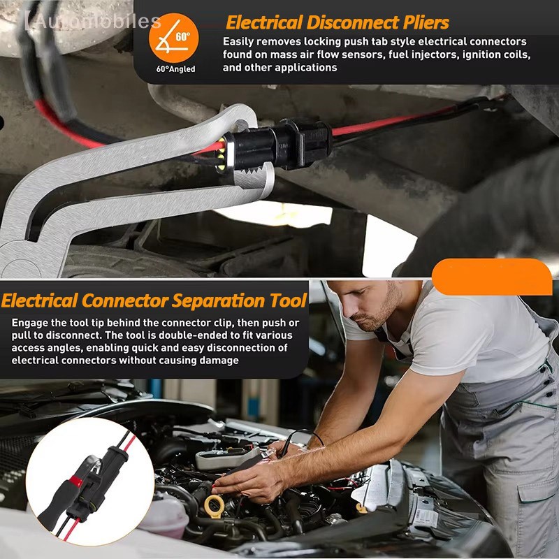 Auto Car Electrical Connector Release Pliers Wire Terminal Removal Repair Tools