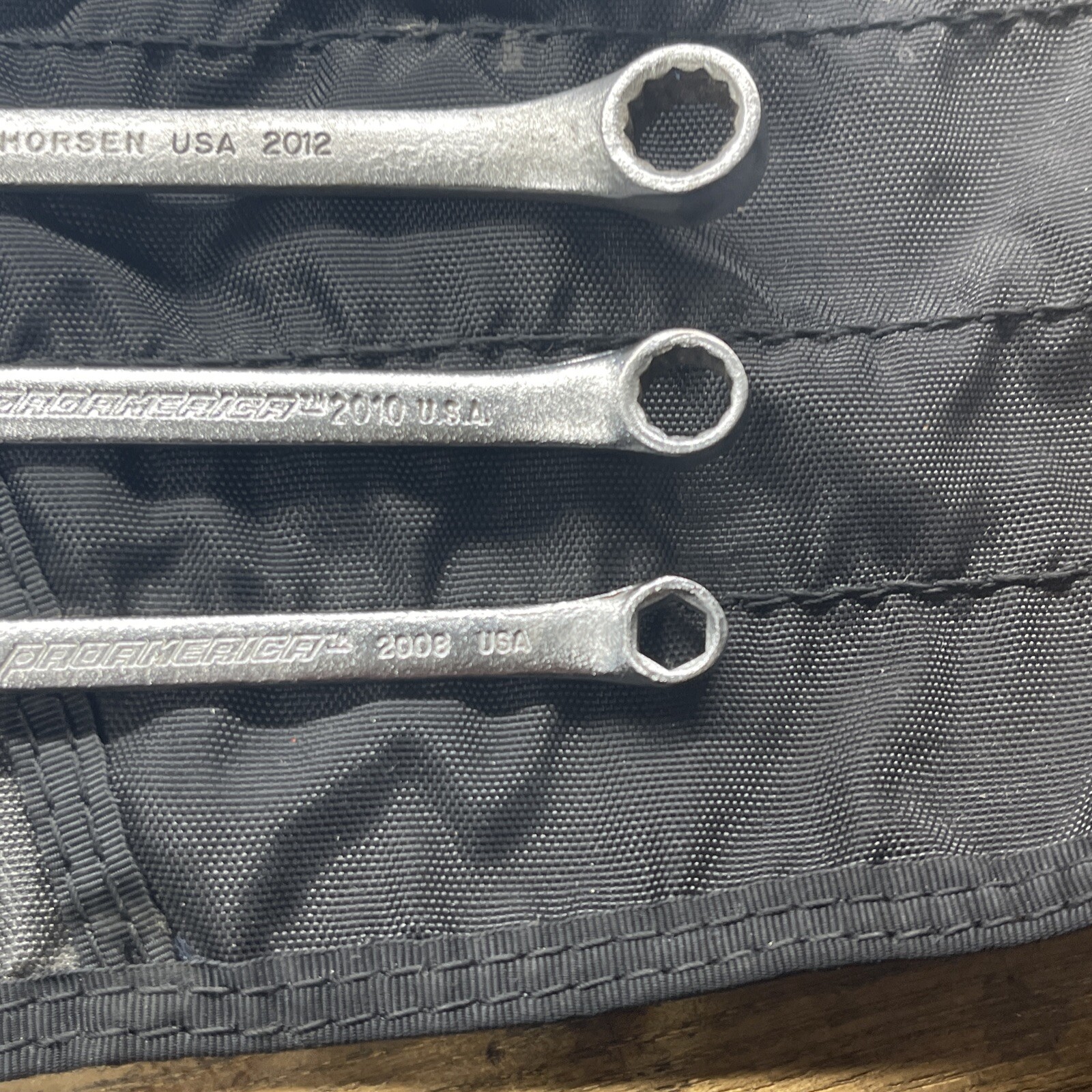 15 Piece Proamerica USA SAE 12 Point Combination Wrench Set 1/4 – 1-1/8 + Roll