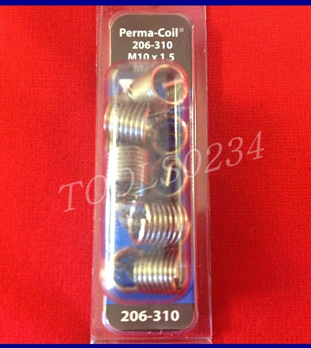 M10 X 1.5 Metric Thread Inserts Perma Coil 206-310 M10 x 1.5 Pack of 12