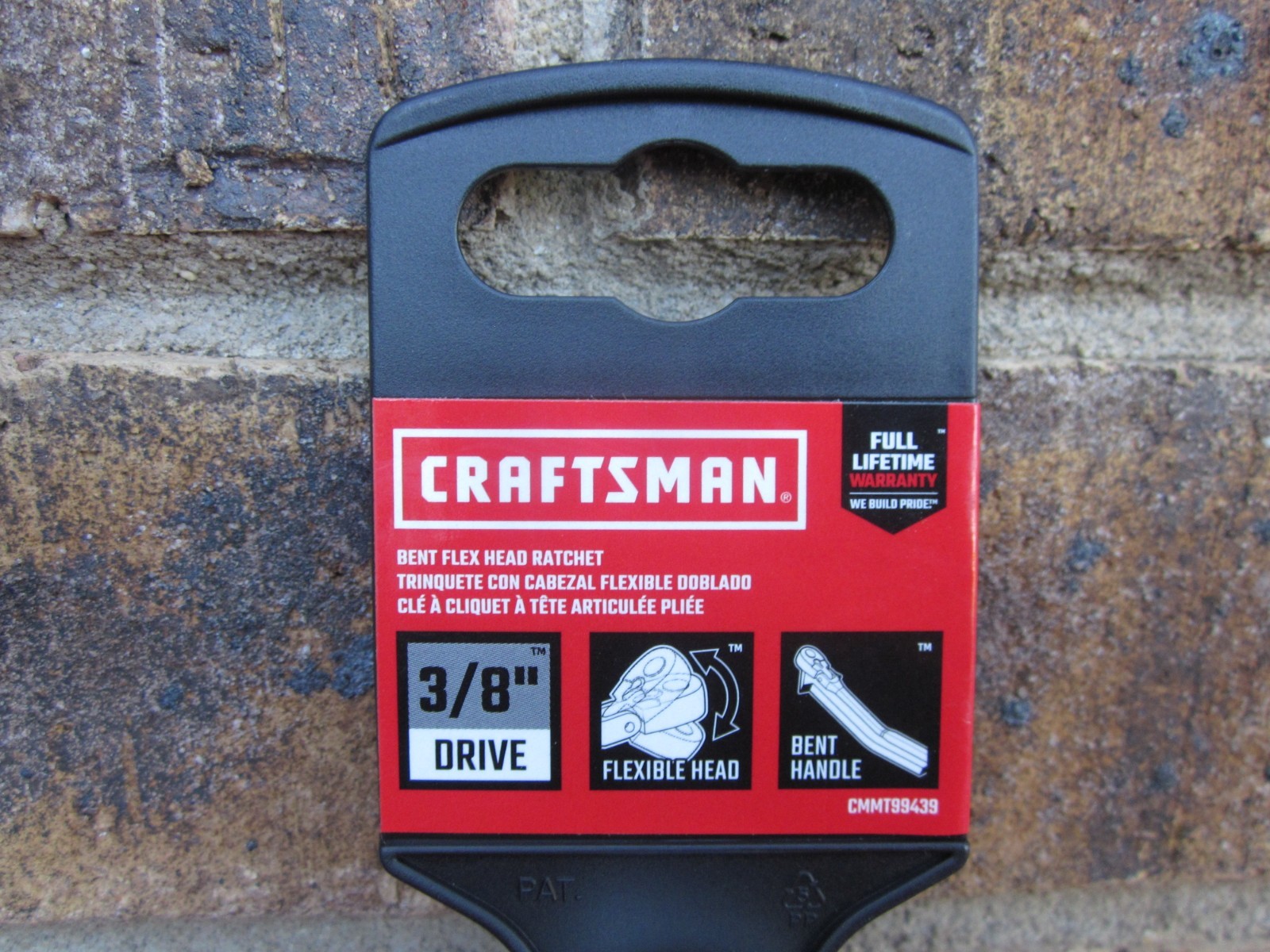 CRAFTSMAN 12 inch 72-Tooth 3/8″ Drive Bent Flex Head Ratchet CMMT99439 NEW