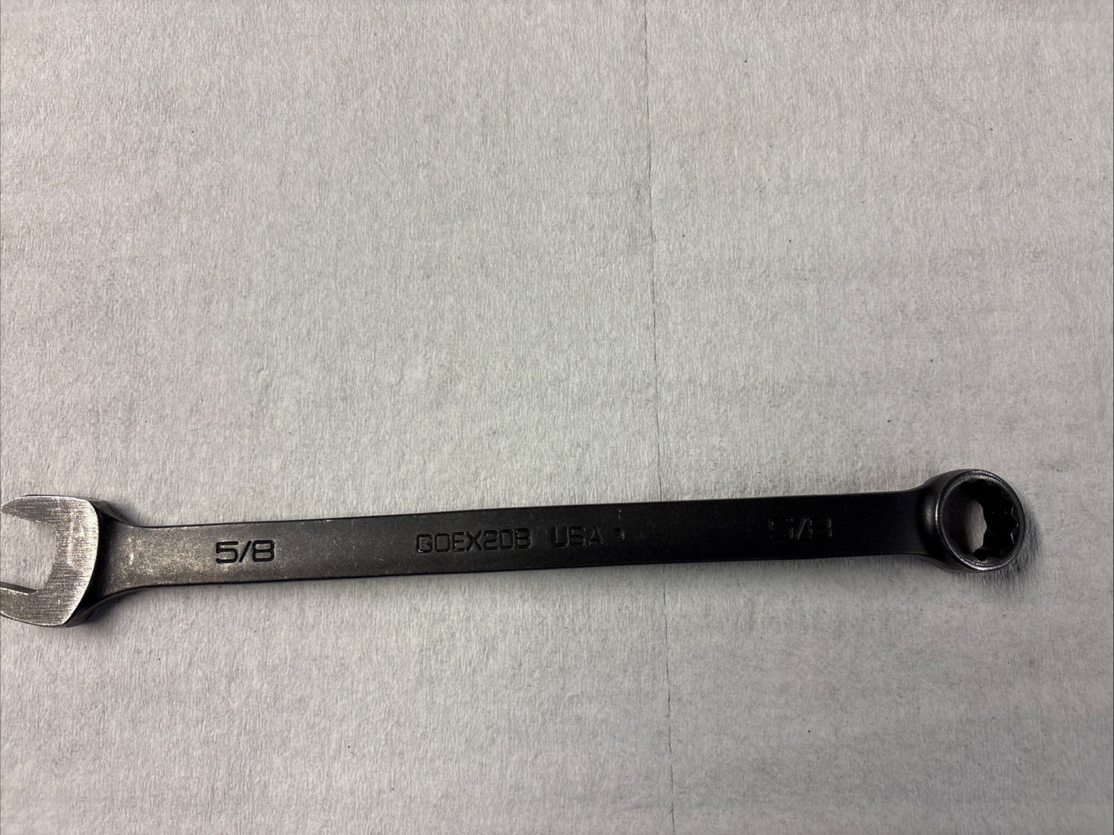 Snap On GOEX20B 5/8” Combination Wrench W/ Black Industrial Finish