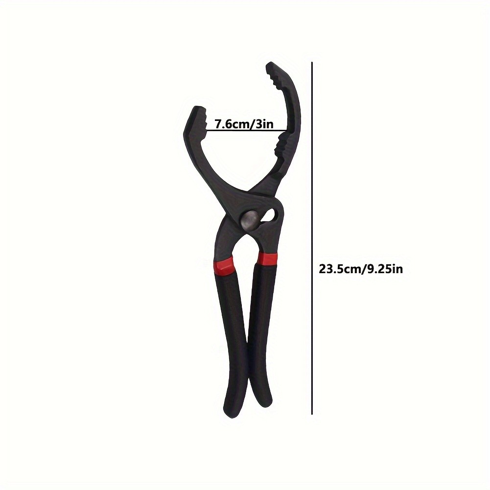 Black Oil Filter Pliers Universal Oil Filter Wrench Oil Filter New