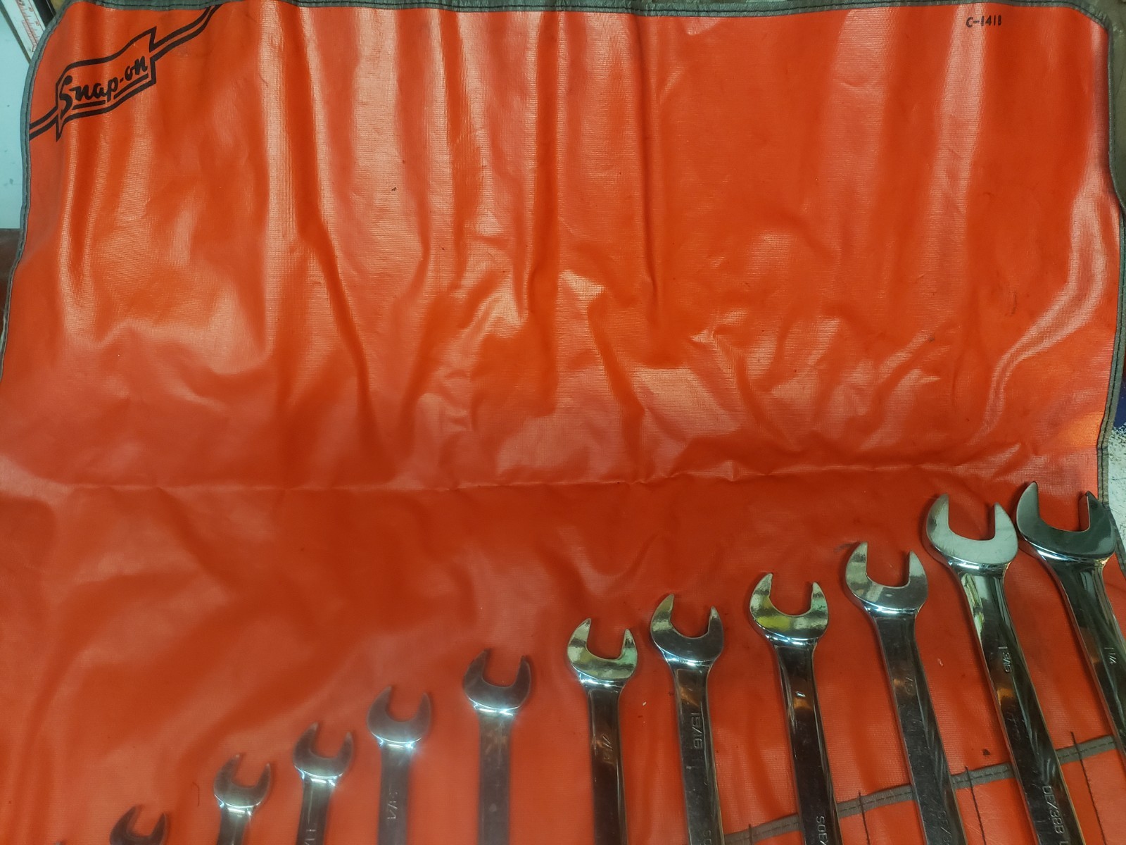 Snap On SAE Wrench Set 14 Pieces Oex Soex