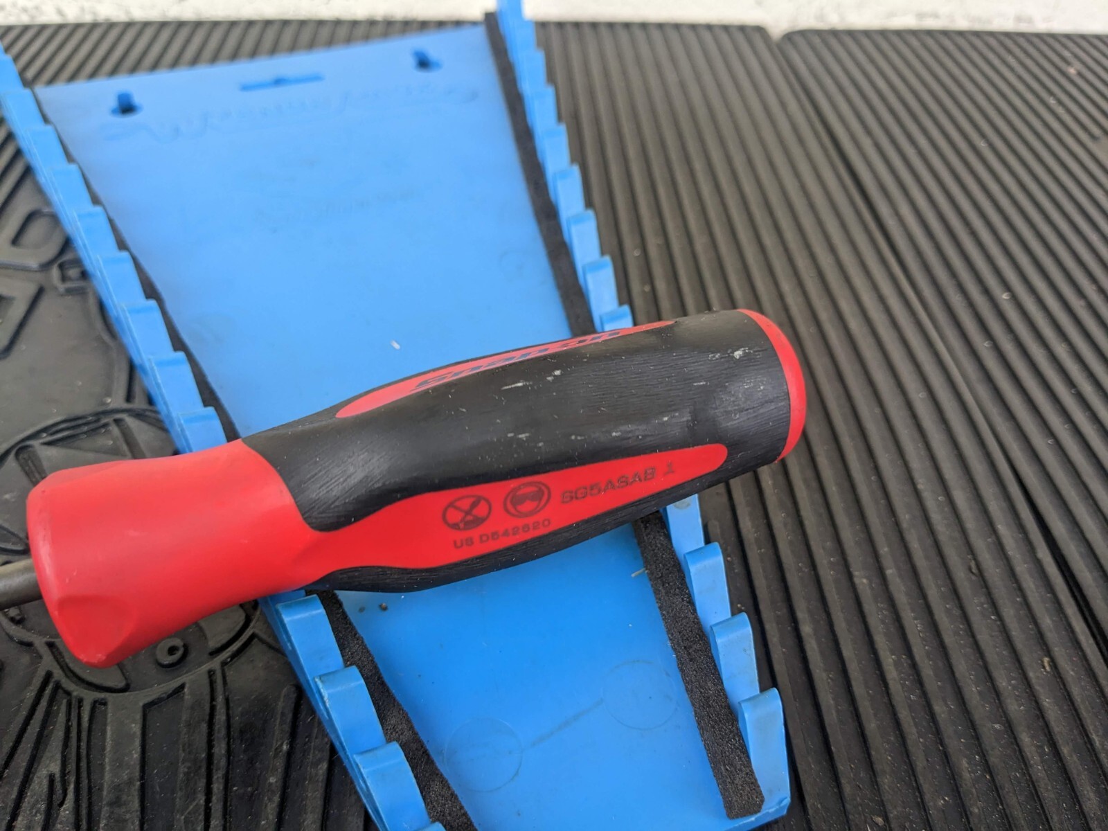 #aw069 SNAP-ON RED AWL PICK SG5ASAB 9-5/8″ Long Instinct Soft Grip Handle