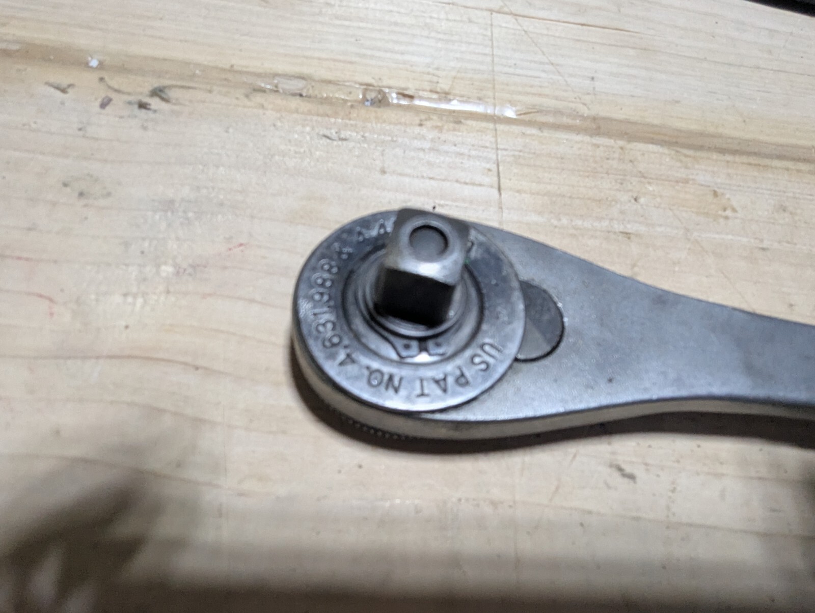 Vintage Craftsman 1/2″ Drive Stainless Steel 43763 Ratchet Socket Wrench Tool