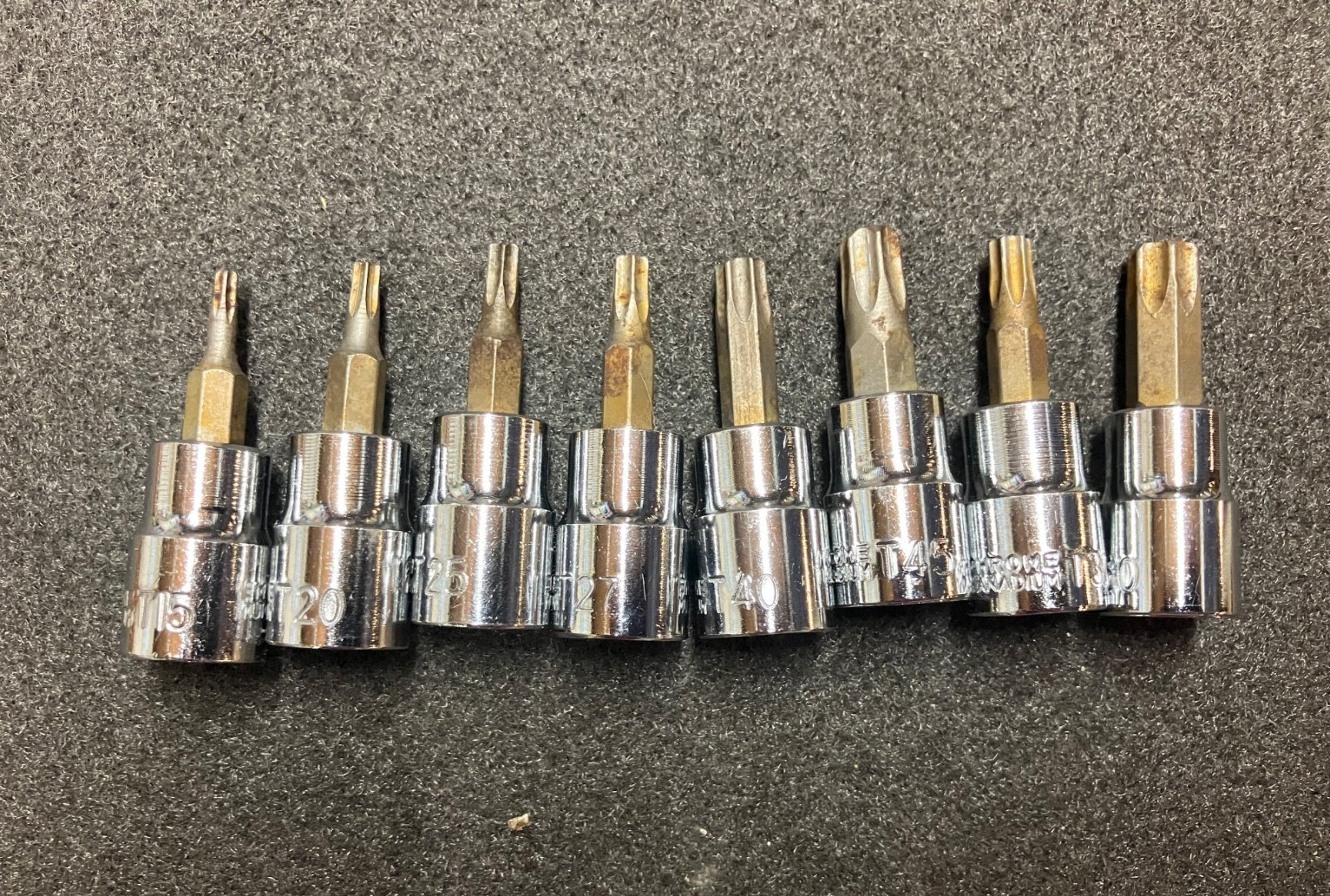 HEX & DRIVER BIT SOCKET SET HEX 3/8” Drive (e)