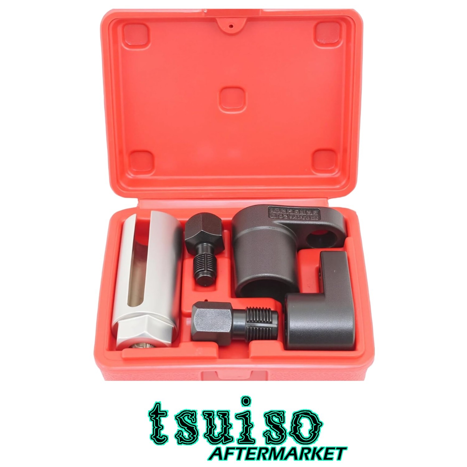 Durable 5PC O2 Sensor Socket Set – Chrome Vanadium Steel for Auto Repairs