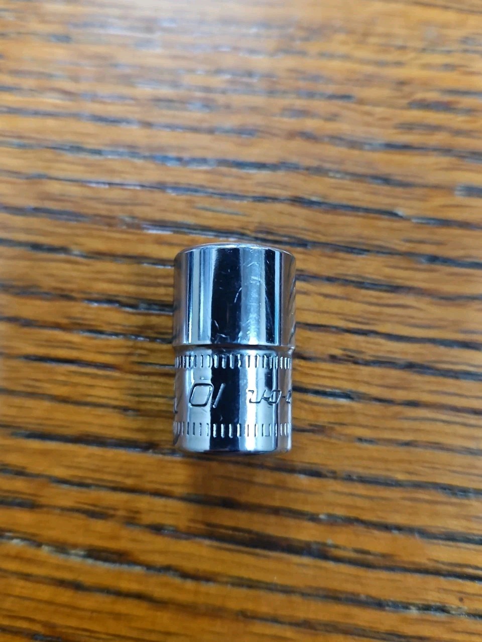 Snap On 10mm 6pt 1/4in. Drive Shallow Chrome Socket TMM10 Snap-On