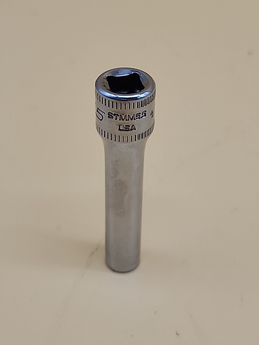 Snap On 1/4″ Drive 5.5MM 6PT Deep Chrome Socket STMM5.5