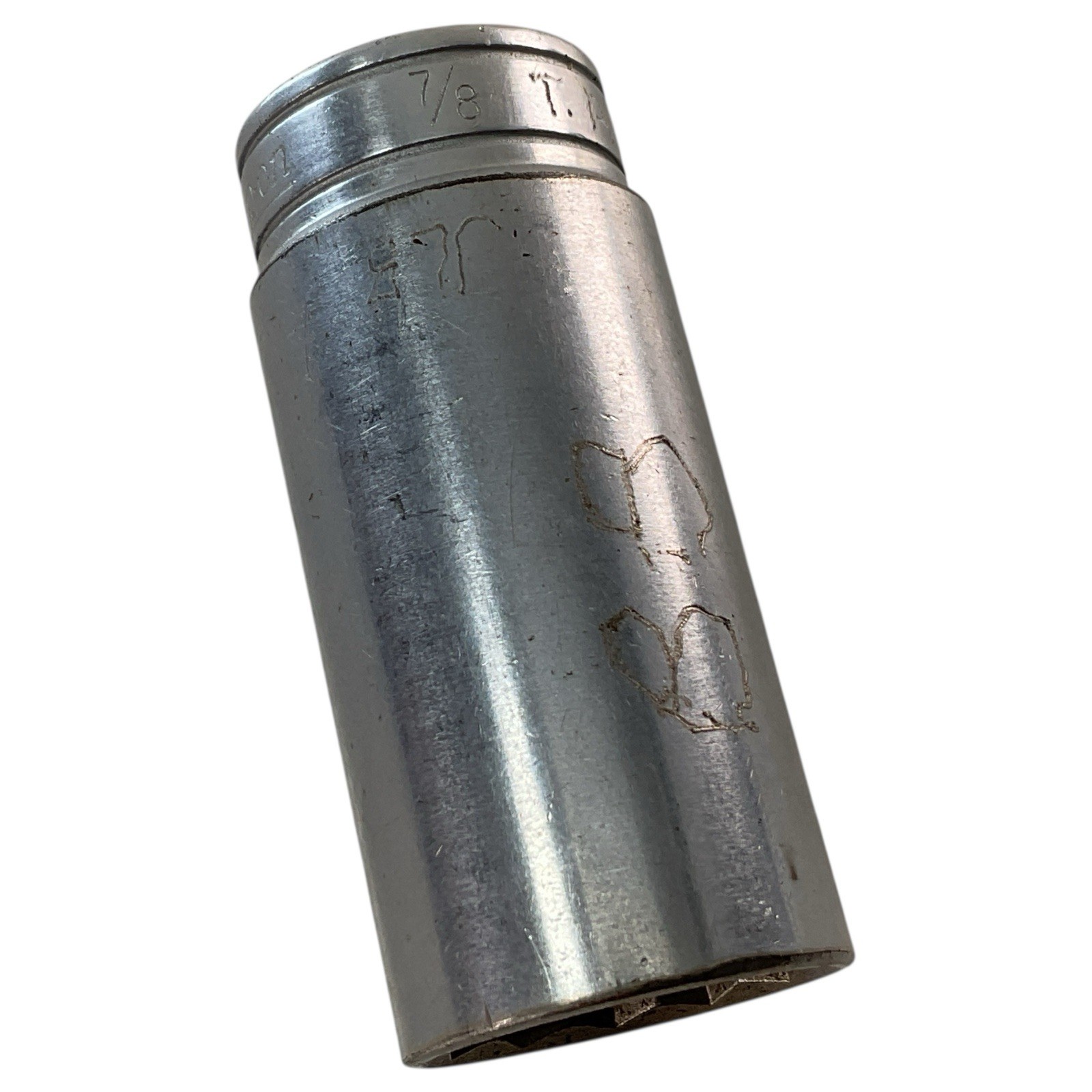 Snap-on SF281 Deep Socket 7/8″ 3/8″ Drive Mechanic Tool Sold As Pictured USA Pro