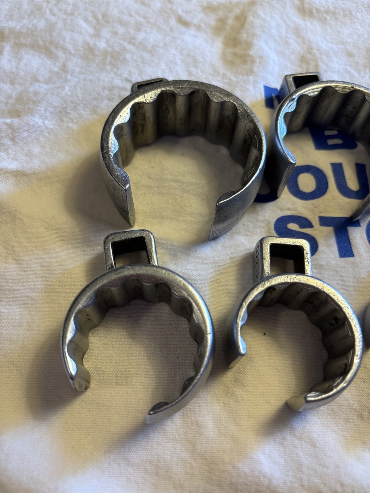 Vintage USA Loc-Rite 1/2″ Drive 12pt 9pc 15/16″ – 1-15/16″ Crowfoot Wrench Set