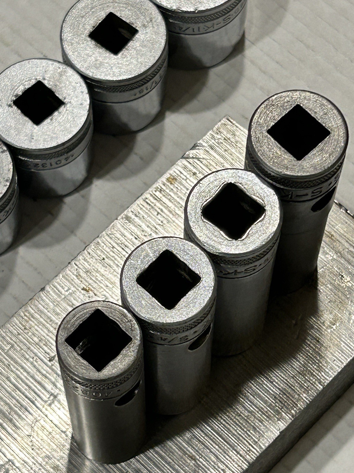 Vintage S-K SK Tools Socket Set W/Breaker Bar 9/16 ~ 1-1/4 SAE USA 1/2” Drive