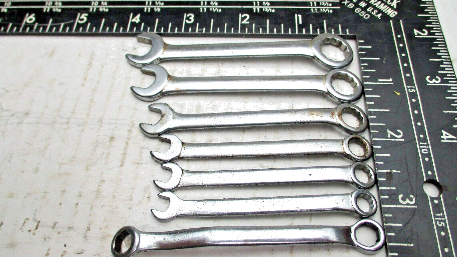 Craftsman Lot Of 7 Combination Wrenches Vintage See Pictures For Details