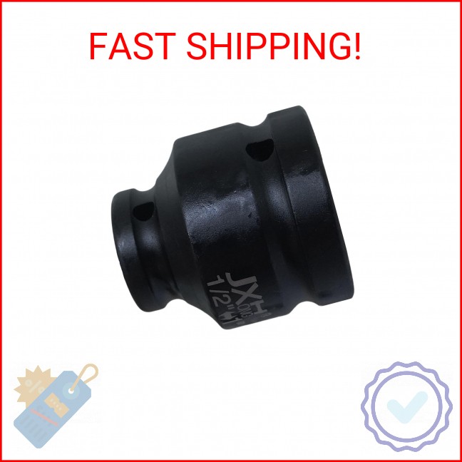 1/2″ Drive 1″ 4-Point Square Socket, Heat Treated Cr-V Alloy Steel