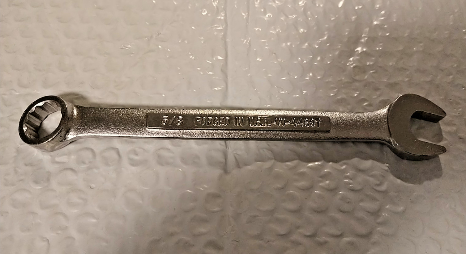 CRAFTSMAN TOOLS USA VV44697, 5/8″ COMBINATION WRENCH, 7.75″ LONG, 12 POINT.