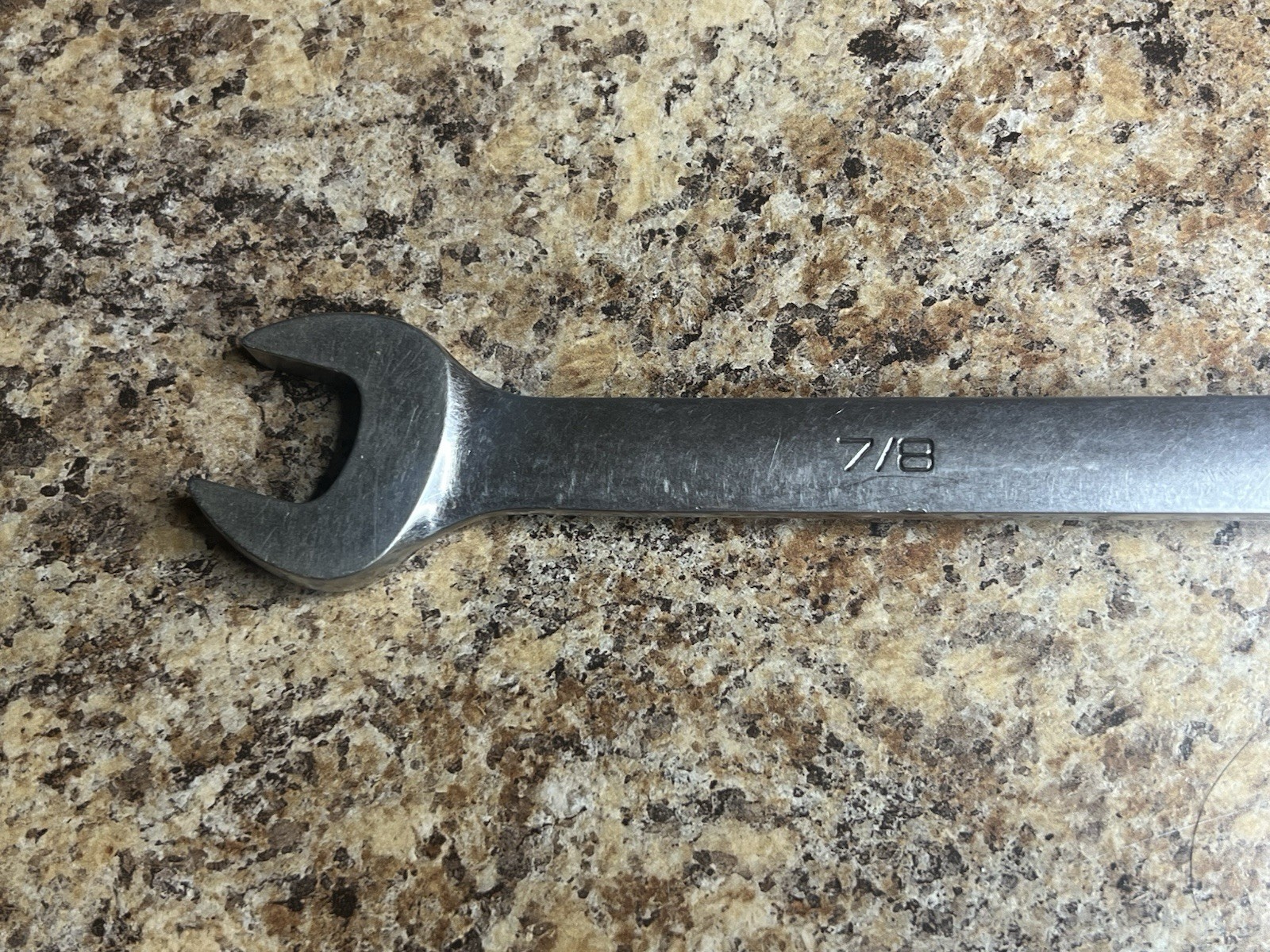 Snap On OEXL28B – 7/8″ Long Handle 12Pt Chrome Combination Wrench