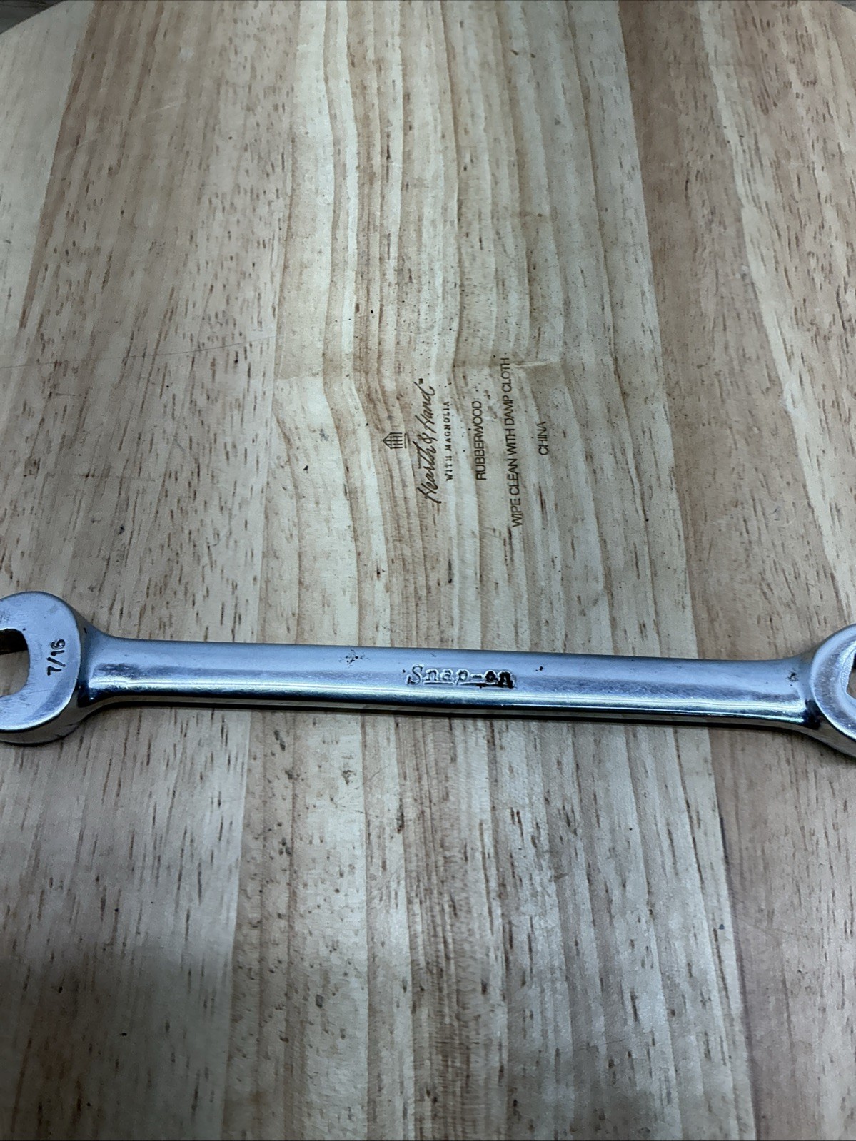 Snap-on Tools RXS14 7/16″ Flare Nut Line Wrench/Open End Combination 6 Point (D)