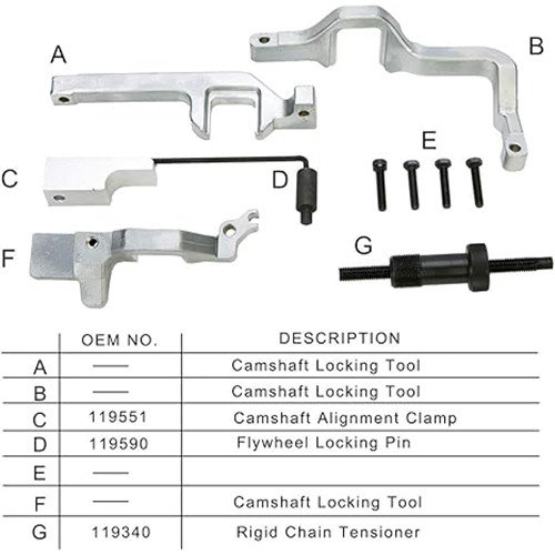 Engine Camshaft Alignment Timing Tool Kit For BMW Mini Cooper N12 N13 N14 N16