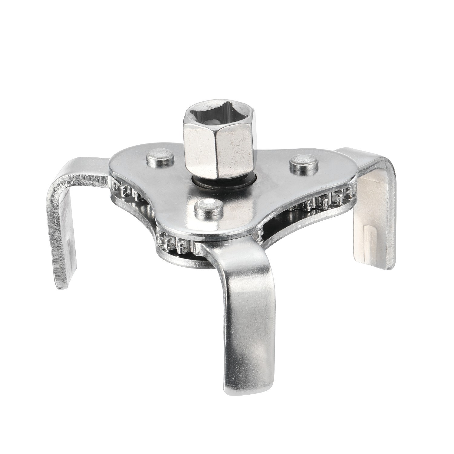 2-Way Oil Filter Wrench Auto Adjustable Universal 3-Jaw Remover Socket Car Truck