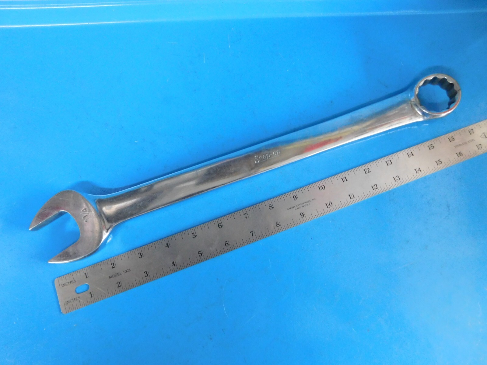 USED,SNAP ON TOOLS ( 1-1/4 IN. ) COMBO WRENCH , PART #OEX40
