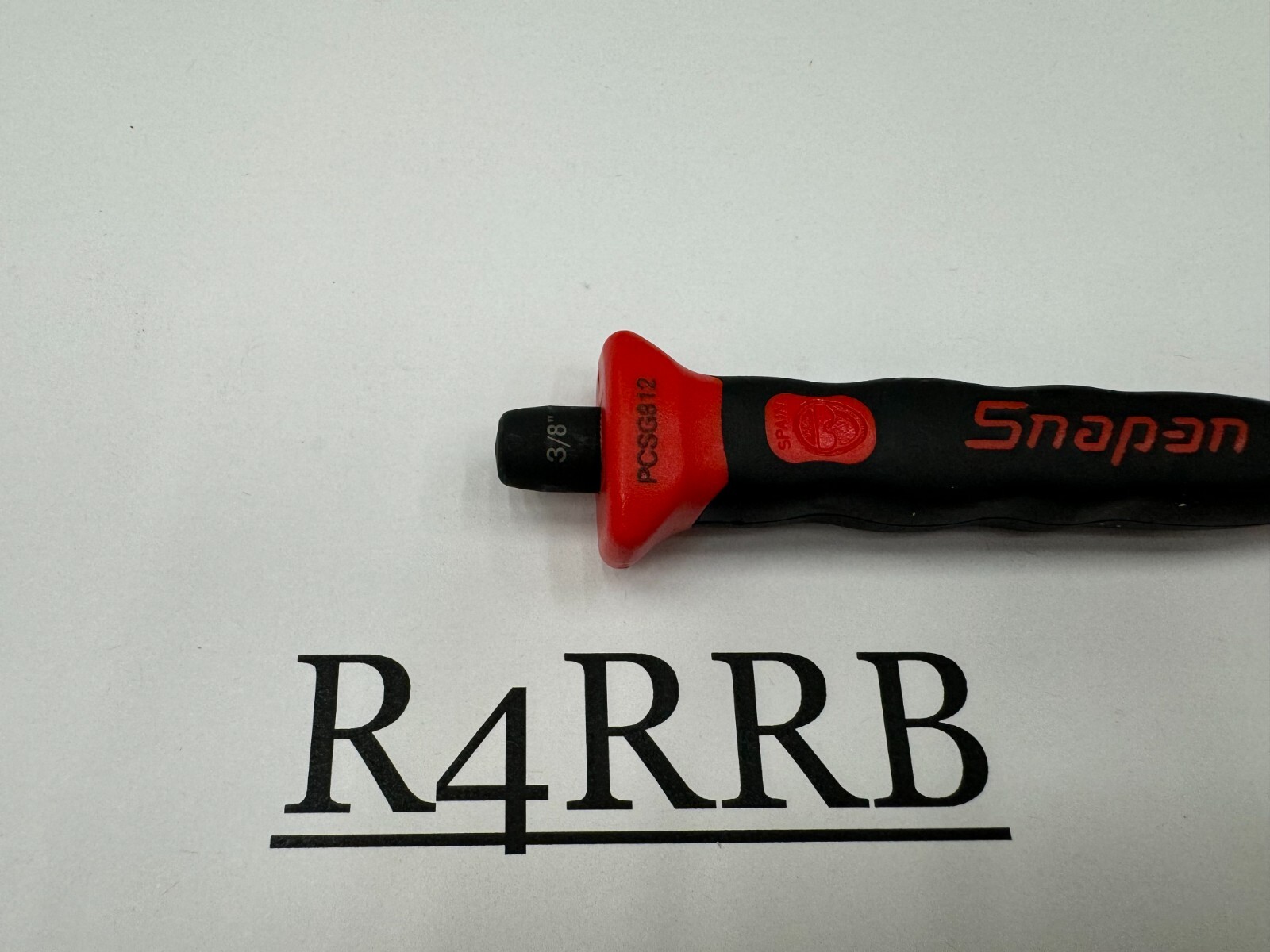 Snap-on Tools SPAIN NEW RED Soft Grip 3/8″ Flat Edge Chisel PCSG812R