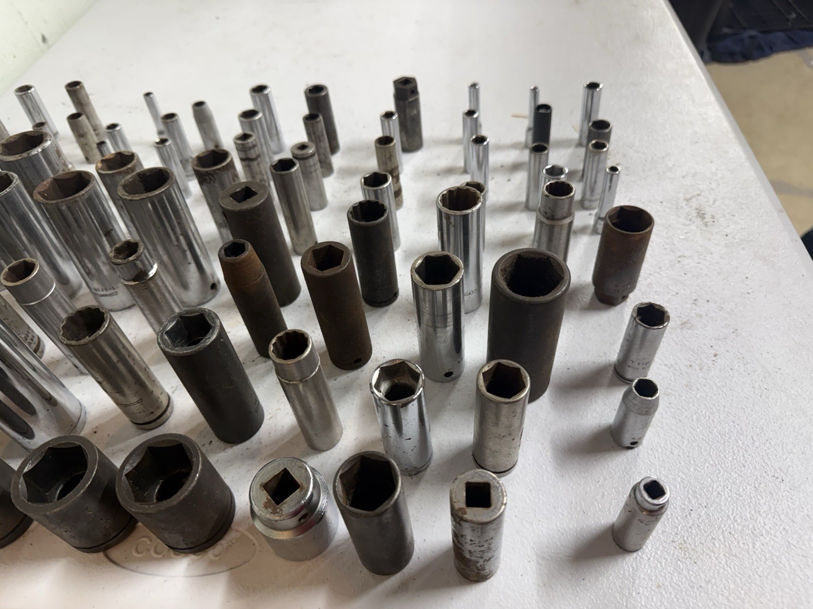 Lot of 85+ MIXED Impact/Normal Deep Sockets 3/8″ & 1/2″ Drive Cornwell USA Tools