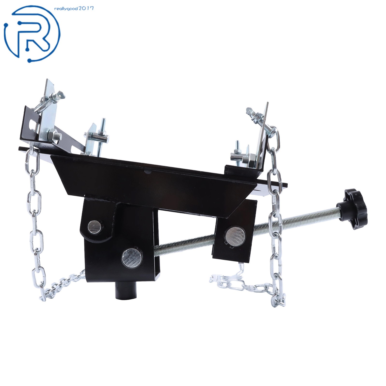 Heavy Duty 1/2 Ton Transmission Jack Adapter Dual Chain for Floor Jack Repair