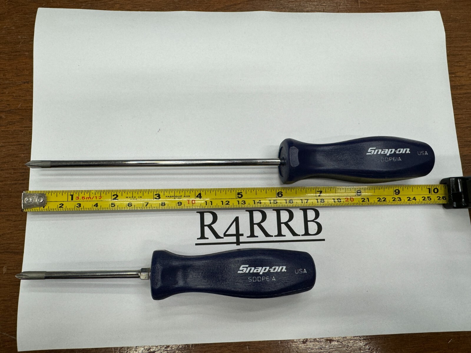 Snap-on Tools USA NEW 2PC DARK BLUE Hard Handle P1 Phillips Screwdriver Lot Set