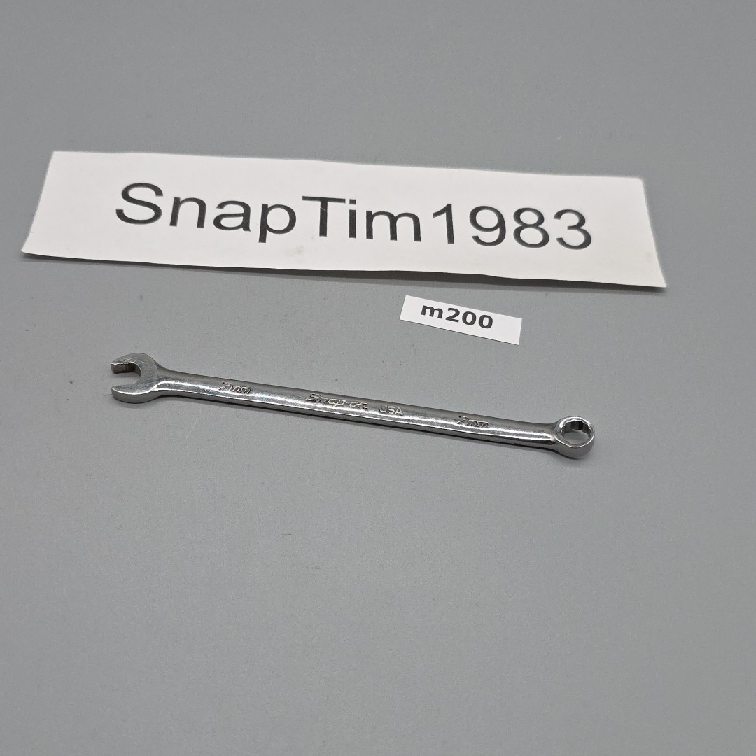 Snap-on Tools 7mm Metric 12pt Flank Drive PLUS Combination Wrench SOEXM7 USA