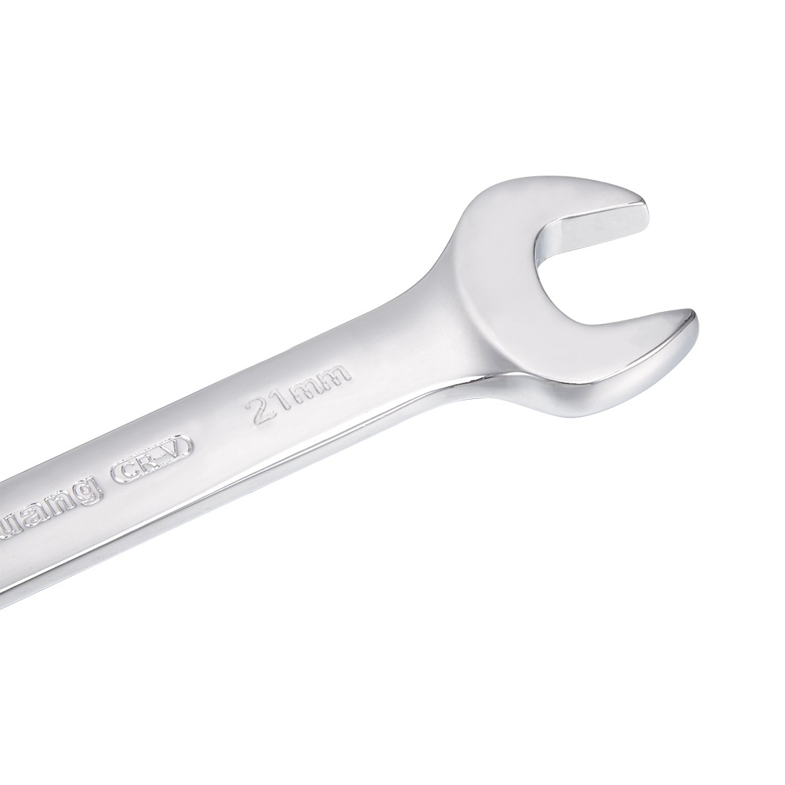 Metric Double Open End Wrench Polished Finish Cr-V 18mm x 21mm
