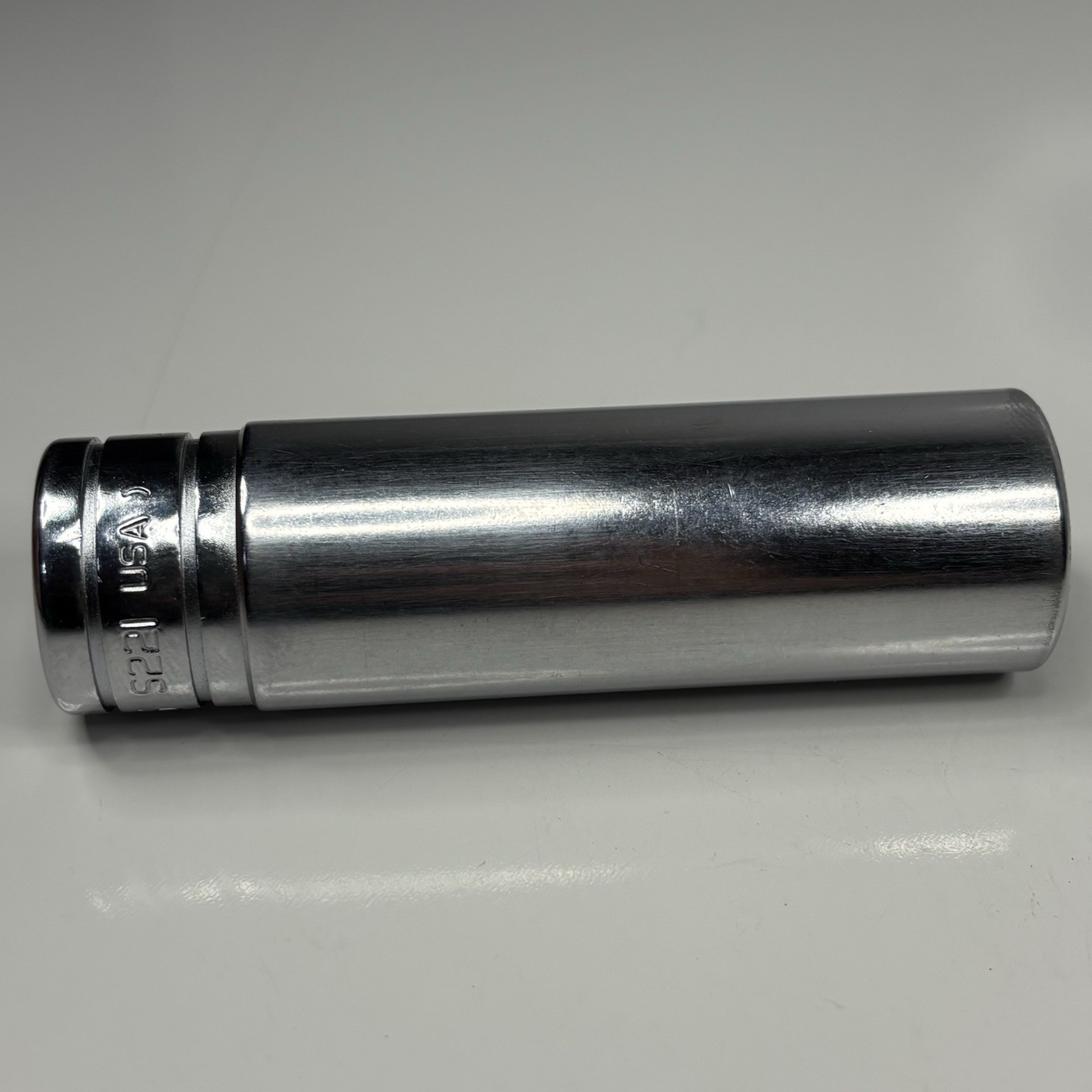 Snap On S221 1/2 Drive 12 Point SAE 11/16 Flank Dr Deep Socket USA VGC 1991