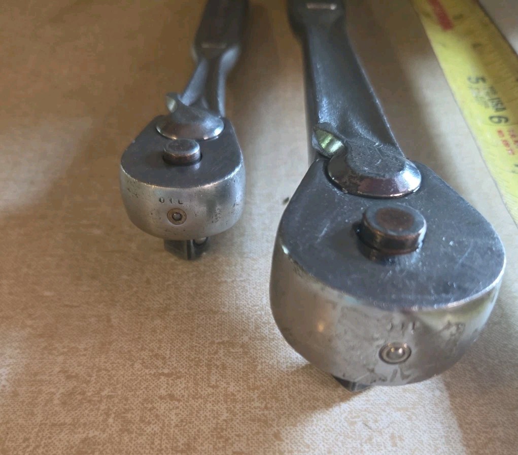 Vintage Craftsman USA Ratchet Set 3/8″ and 1/2″ Drive V Series With Oil Port