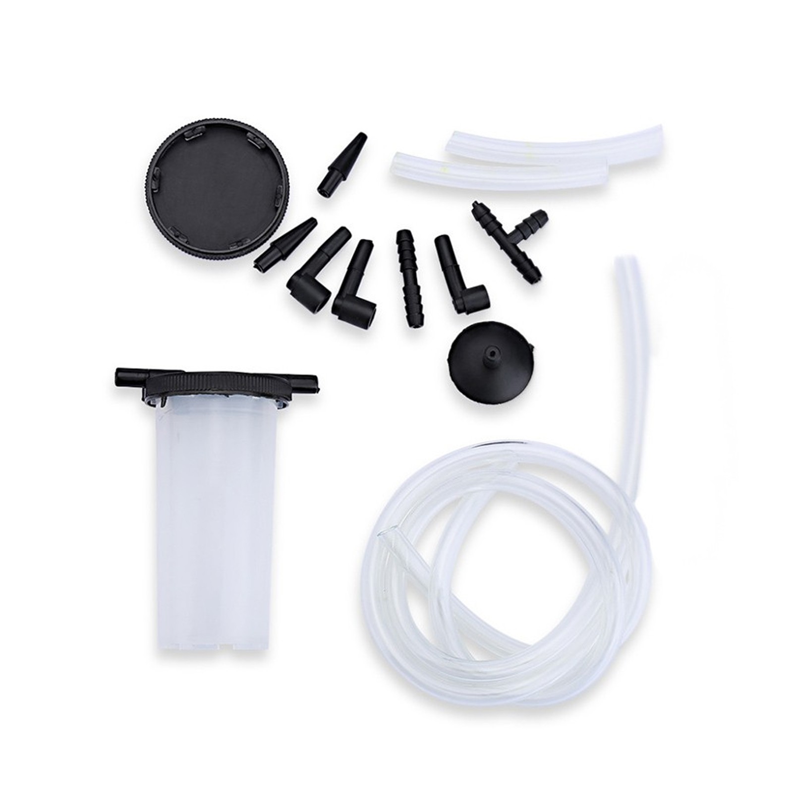 Hand Held Vacuum Pressure Pump Tester Set Brake Fluid Bleeder Bleeding Kit Box