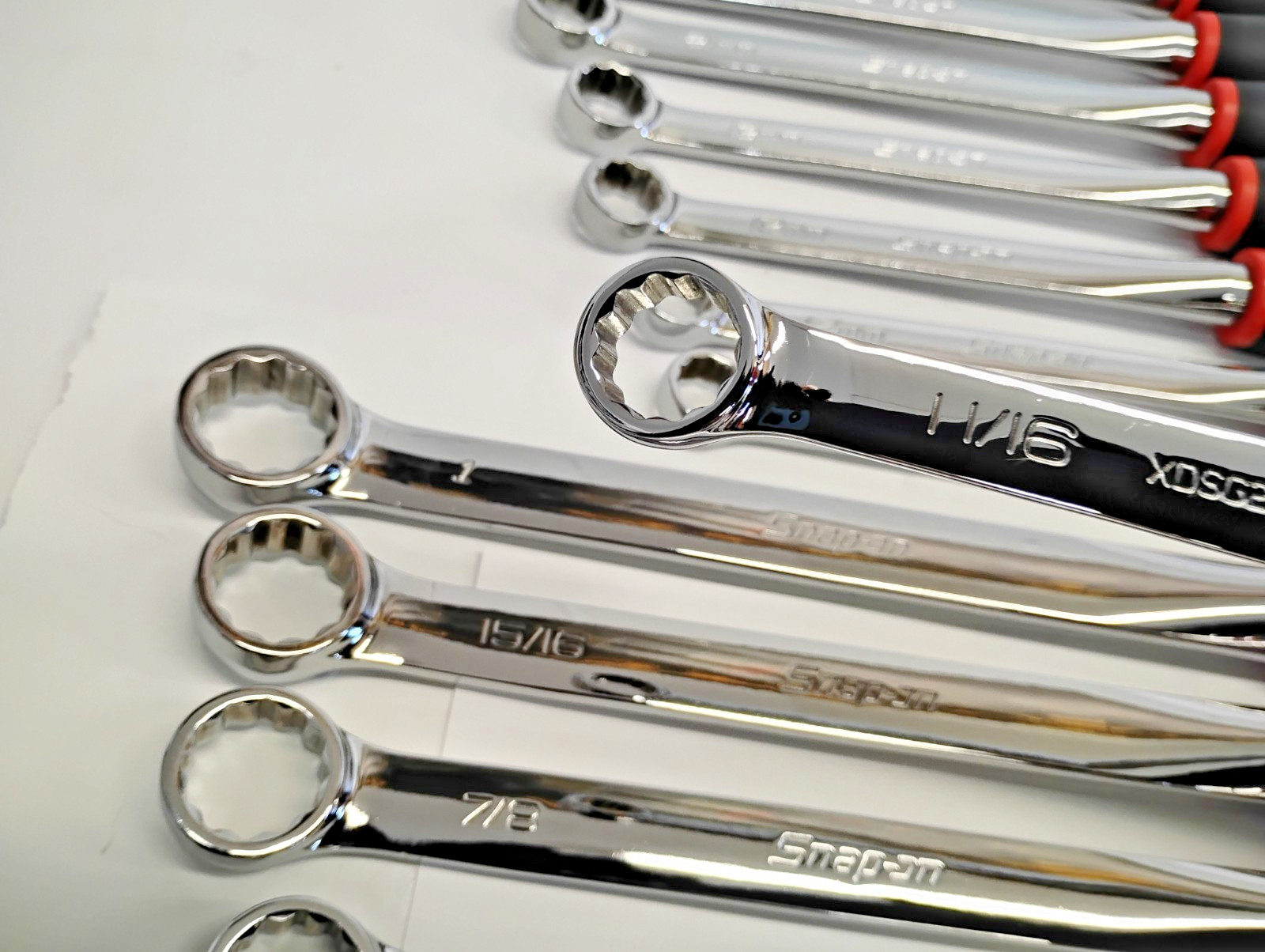 Snap-On Tools USA Custom 2pc Box End Soft GRIP Wrench Set XDSM607K1 XDSG606K1