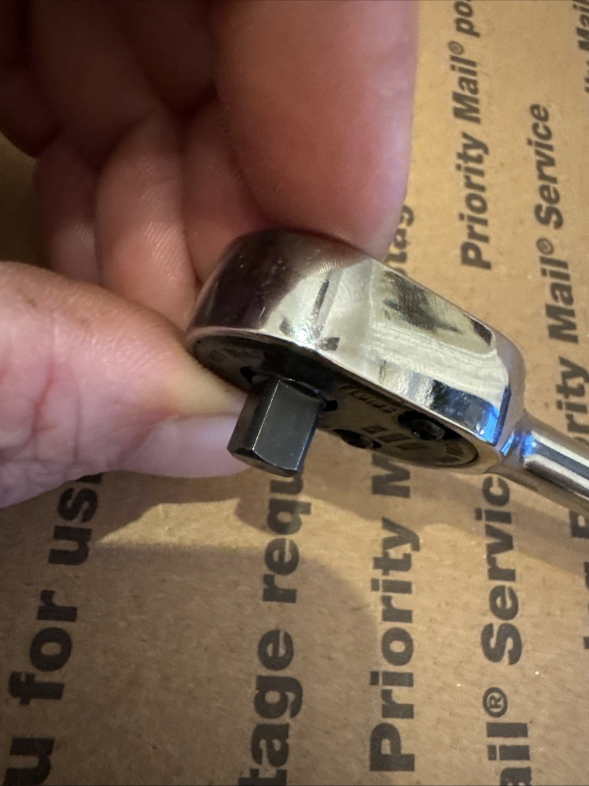 Snap-on 1/4″ Drive Chrome Ratchet TL72 Dual 80™ Tech 6 1/2″ Long