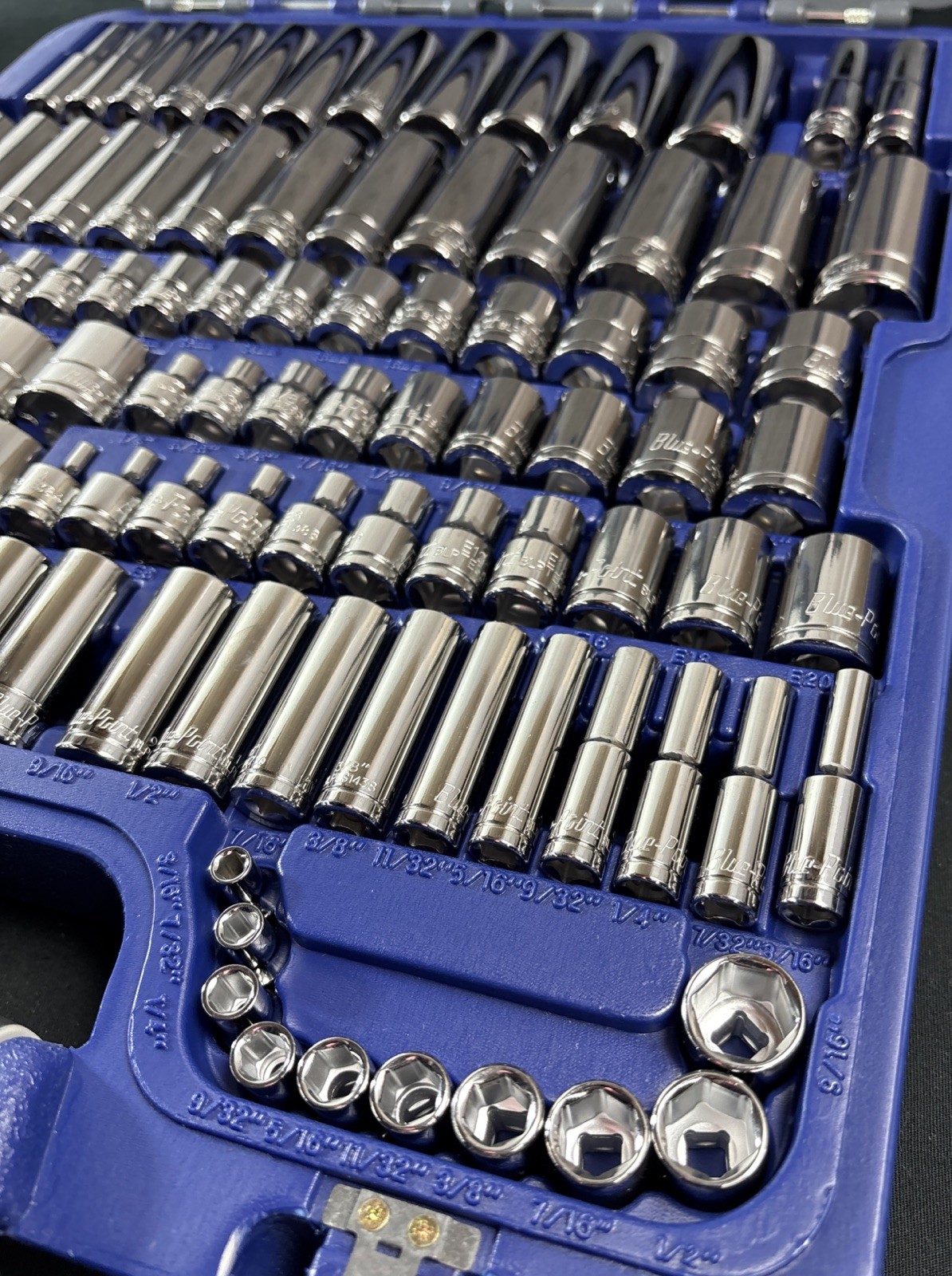 Blue Point BLPGSSC155 155 pc Combination Drive SAE / Metric General Service Set