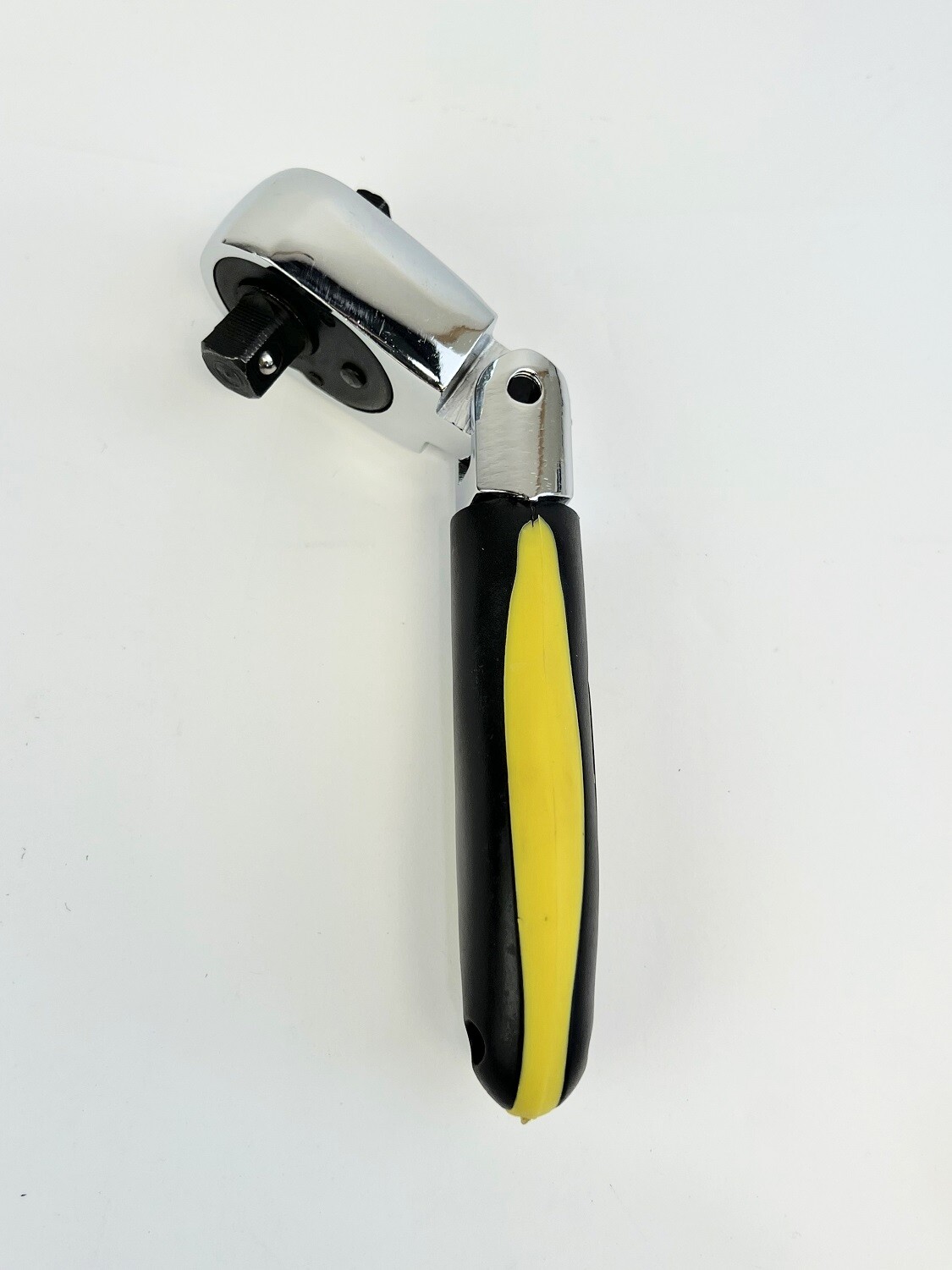 Dual Drive Flex Head Stubby Ratchet 1/4″ 3/8″ Grip Handle 955DW