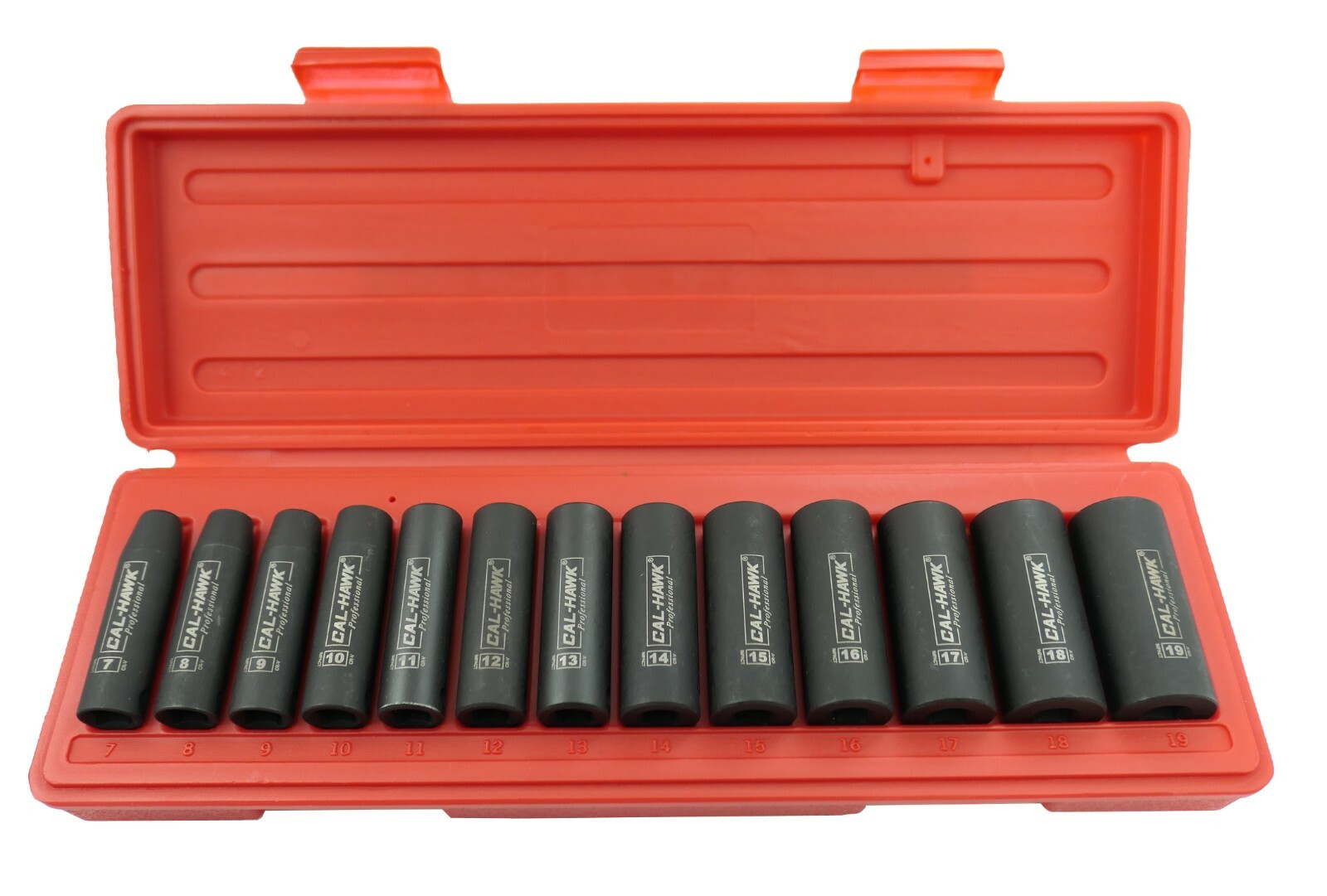 13 pc 3/8″ Dr. 6 POINT Metric Deep Impact Socket Chrome Vanadium CRV Set