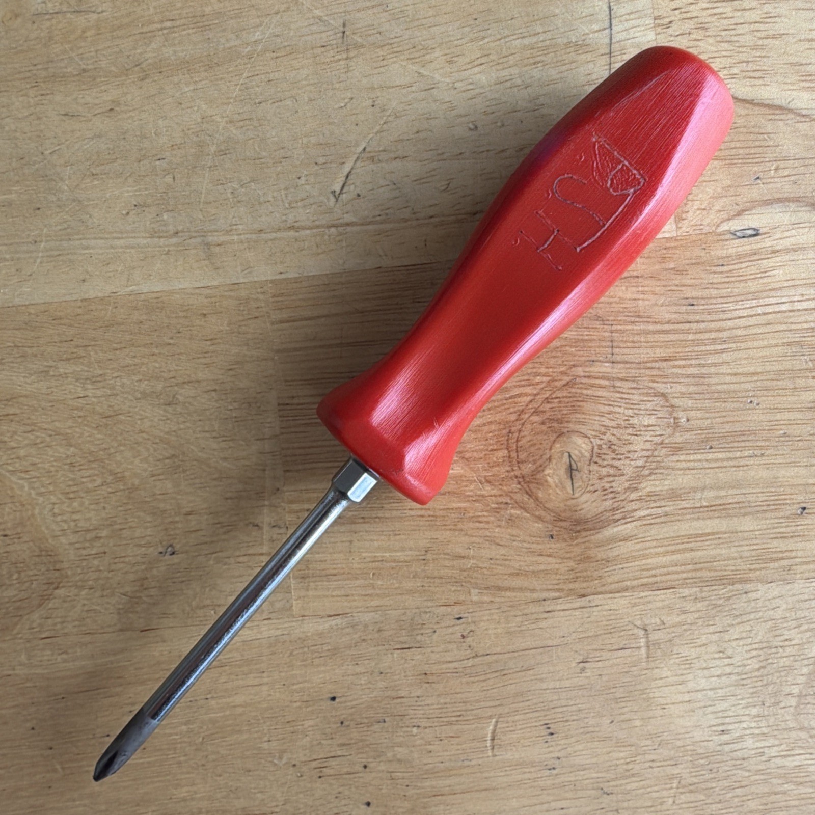 Snap On Tools P1 No. 1 Phillips Screwdriver Red Hard Handle SDDP31 USA READ!
