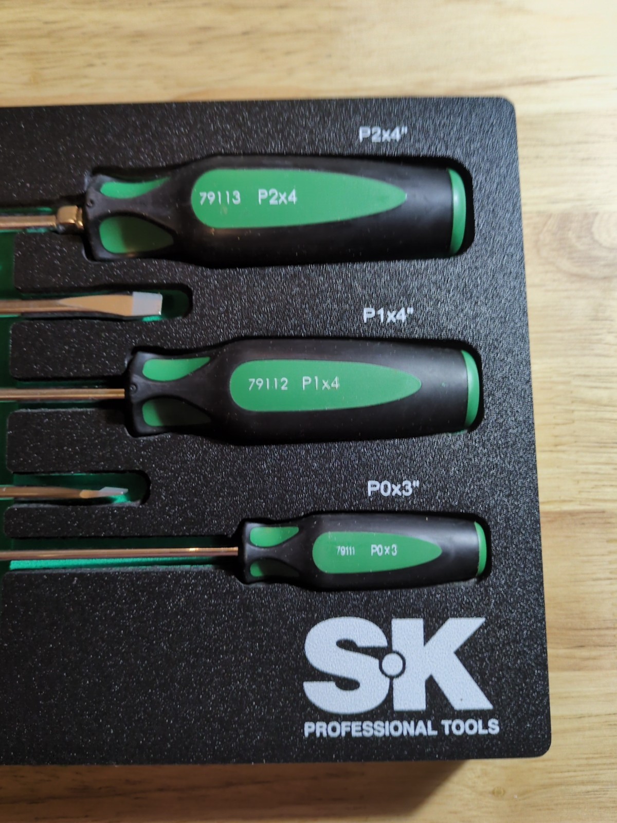 SK Professional Tools 6 Piece Cushion Grip Screwdriver Set New LIFETIME WARRANTY