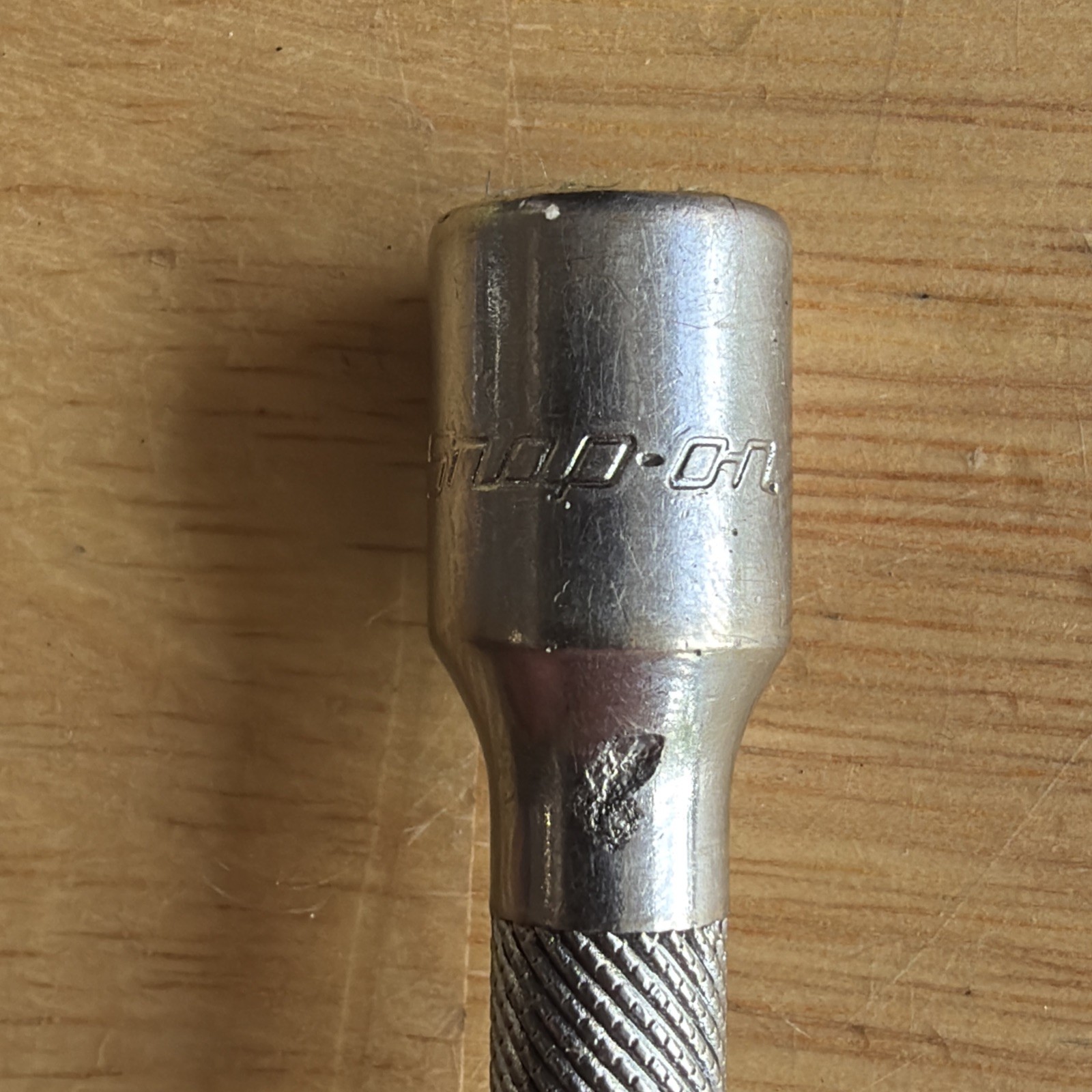 Snap On Tools 6″ Long Socket Extension 1/4″ Drive Knurled TMXK60 Made in USA