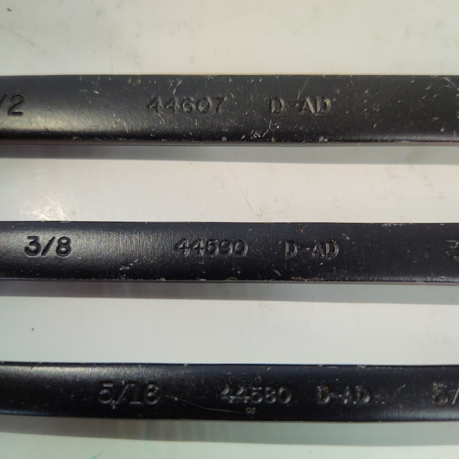 3X Craftsman Black Oxide Combination SAE Speed Wrench Set D-AD Open Box